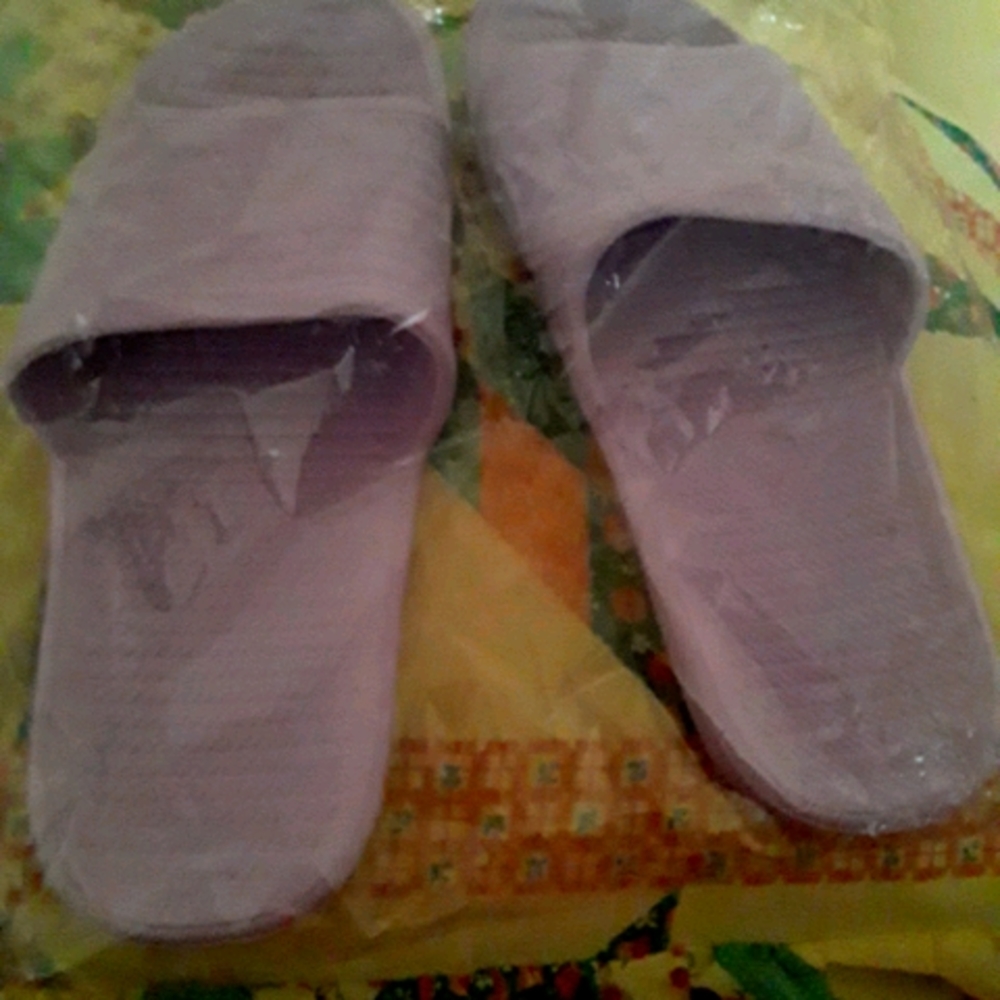 Purple Slip-on Flip Flops